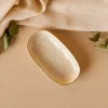 Karaca Servierplatte-Aria Servierplatte mit Reaktivglasur, 16 cm, Beige