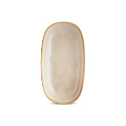 Karaca Servierplatte-Aria Servierplatte mit Reaktivglasur, 16 cm, Beige
