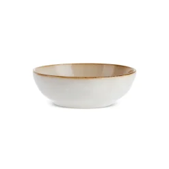 Karaca Servierplatte-Aria Snackschale mit Reaktivglasur, 12 cm, Beige