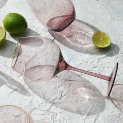 Karaca Weingläser & Kelchglas-Azalea Glas Lila 500 ml Lıla01