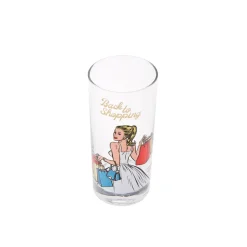 Karaca Wasserglas-Back To Shopping Gläser- Set für Soft- Getränke Multıfarben