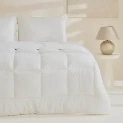 Karaca Kopfkissen & Bettdecken-Basic Microfiber Decke Weiß 135x200 Cremeweıß
