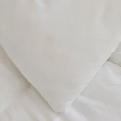 Karaca Kopfkissen & Bettdecken-Basic Microfiber Decke Weiß 200x200 Cremeweıß