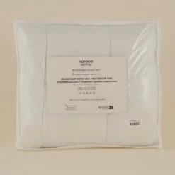 Karaca Kopfkissen & Bettdecken-Basic Mikrofaser Bettdecke Kopfkissen Set Cremeweıß