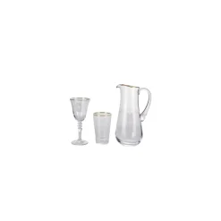 Karaca Gläser-Sets-Batik Gläserset 25-teilig Gold