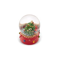 Karaca Deko-Objekte-Baum mit Zug Schneekugel Multıfarben