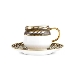Karaca Mokka & Espressotassen Set-Belgin, 6 Person Kaffee Tasse Set, 90 ML Multıfarben