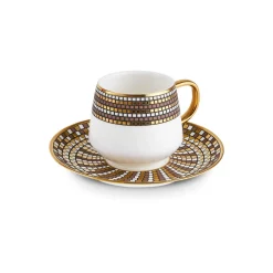 Karaca Teetassen Sets-Belgin Teetassenset für 2 Personen, 220 ml Multıfarben