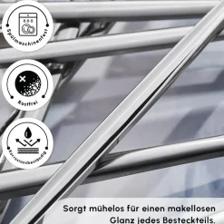 Karaca Bestecksets Für 6 Personen-Bella 6 Personen Boxen Besteckset, 24 Teilig Schwarz01