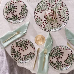Karaca Kuchenplatte-Berry 7-teiliges Dessertset Kahverengi