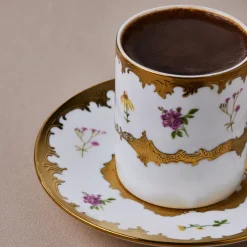 Karaca Mokka & Espressotassen Set-Bihter, 6 Person Kaffeetasse 90ML Multıfarben