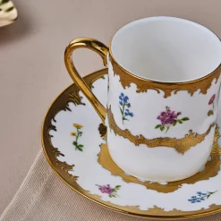 Karaca Mokka & Espressotassen Set-Bihter, 6 Person Kaffeetasse 90ML Multıfarben