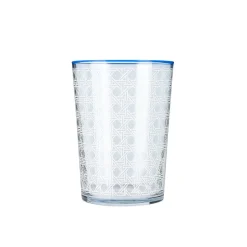 Karaca Wasserglas-Blanco Blaues Glas Wasser Blau01