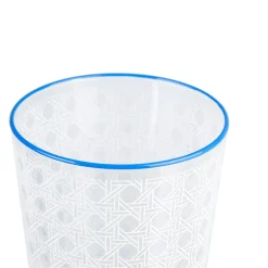 Karaca Wasserglas-Blanco Blaues Glas Wasser Blau01