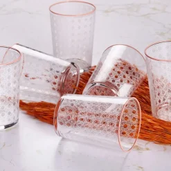 Karaca Wasserglas-Blanco Glaswasser Orange Orange01