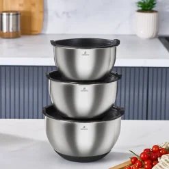 Karaca Vorratsbehälter-Blendbox 3-teiliges Mixset, Inox
