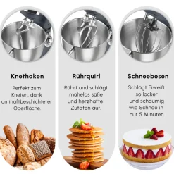 Karaca Küchenchef-Blendburst Küchenchef, 1400 W Grau