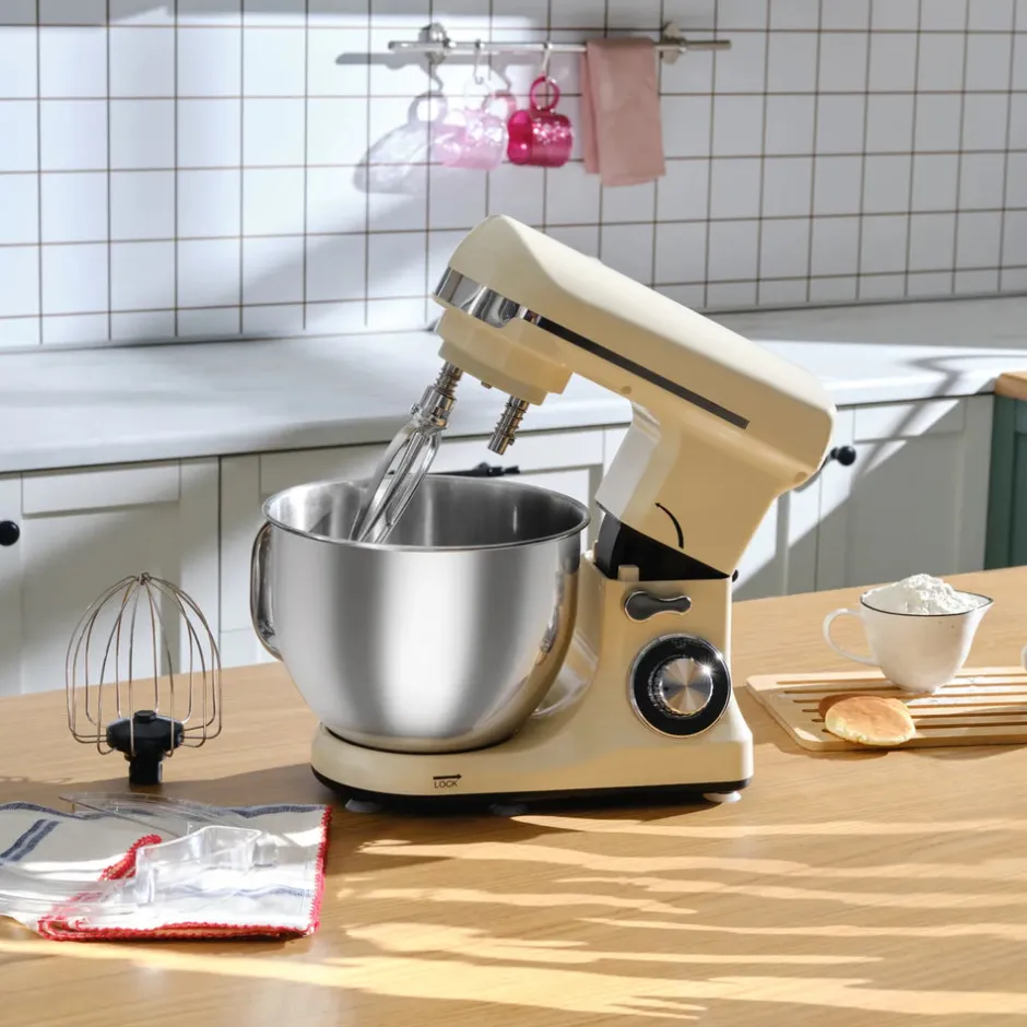 Karaca Küchenchef-Blendburst Stand Mixer, 5.7L, 1400W, Iconic Beige Iconıc Beıge