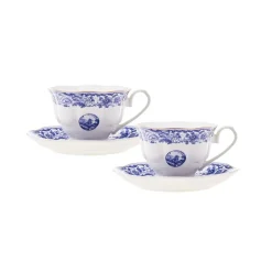 Karaca Teetassen Sets-Blue Odyssey 2er Set Teetassen 220 ml Blau01