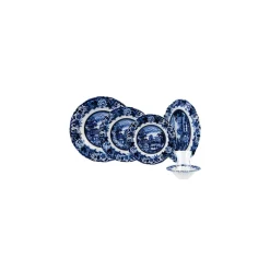 Karaca Frühstücksset Für 6 Personen-Blue Odyssey für 6 Personen Frühstücksset und Servierschalen, 26 Teilig Blau01