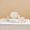Karaca Frühstücksset Für 6 Personen-Bone China Olla 28-teiliges Servierset für 6 Personen, Weiß