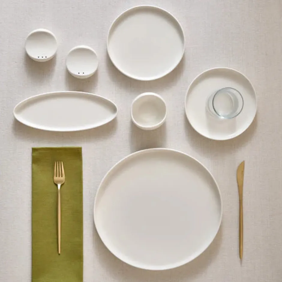Karaca Frühstücksset Für 6 Personen-Bone China Olla 28-teiliges Servierset für 6 Personen, Weiß