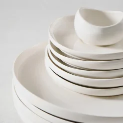 Karaca Frühstücksset Für 6 Personen-Bone China Olla 28-teiliges Servierset für 6 Personen, Weiß