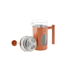 Karaca French Press-Borosilikat Glas French Press 350 ml Kupfer