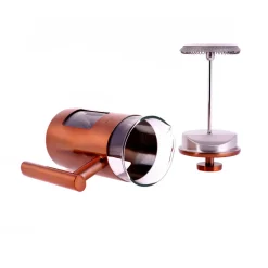 Karaca French Press-Borosilikat Glas French Press 350 ml Kupfer