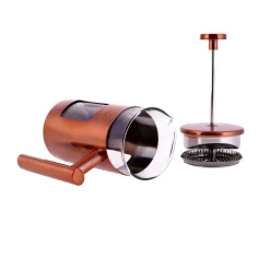 Karaca French Press-Borosilikat Glas French Press 350 ml Kupfer