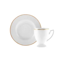 Karaca Mokka & Espressotassen Set-Boyoz Kaffeetassen-Set, 6 Personen, 85 ml Weıß01
