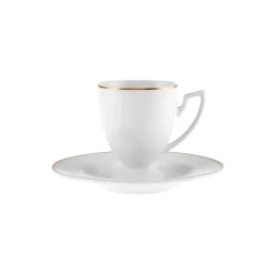 Karaca Mokka & Espressotassen Set-Boyoz Kaffeetassen-Set, 6 Personen, 85 ml Weıß01