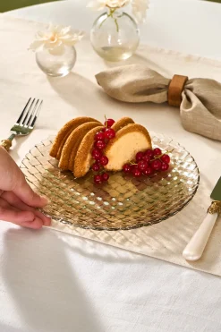 Karaca Dessertteller-Braid Dessertteller, 21 cm Glanz