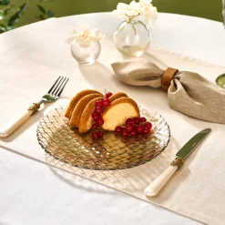 Karaca Dessertteller-Braid Dessertteller, 21 cm Glanz