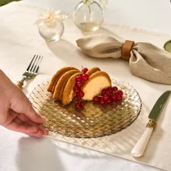 Karaca Dessertteller-Braid Dessertteller, 21 cm Glanz
