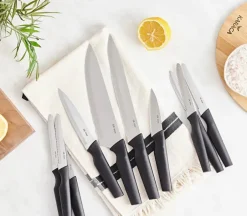 Karaca Messersets-Bundle 10-teiliges Messerset Schwarz01