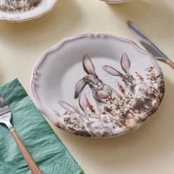 Karaca Frühstücksset Für 6 Personen-Bunny für 2 Personen Frühstücksset und Servierschalen, 12 Teilig Multıfarben