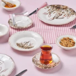 Karaca Frühstücksset Für 6 Personen-Bunny für 2 Personen Frühstücksset und Servierschalen, 12 Teilig Multıfarben