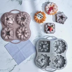 Karaca Kuchenform-Cake Pro 4 Teilige Gießen Kuchenform Rosegold