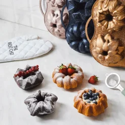 Karaca Kuchenform-Cake Pro 4 Teilige Gießen Kuchenform Rosegold