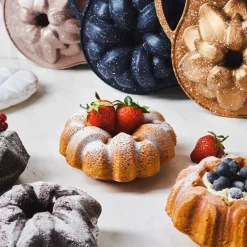 Karaca Kuchenform-Cake Pro 4 Teilige Gießen Kuchenform Rosegold