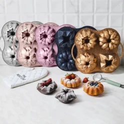 Karaca Kuchenform-Cake Pro 4 Teilige Gießen Kuchenform Rosegold