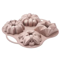Karaca Kuchenform-Cake Pro 4 Teilige Gießen Kuchenform Rosegold