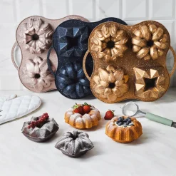 Karaca Kuchenform-Cake Pro 4 Teilige Gießen Kuchenform Rosegold