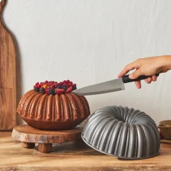 Karaca Kuchenform-Cake Pro Geschnittene Gusskuchenform Anthrazit Anthracıt01