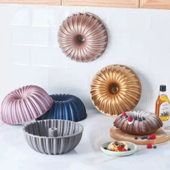 Karaca Kuchenform-Cake Pro Geschnittene Gusskuchenform Anthrazit Anthracıt01