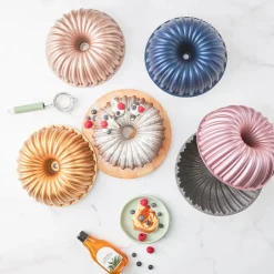 Karaca Kuchenform-Cake Pro Geschnittene Gusskuchenform Anthrazit Anthracıt01