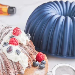 Karaca Kuchenform-Cake Pro Sliced Dunkelblau Gusskuchenform Marıne02