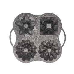 Karaca Kuchenform-Cake Pro 4-teilige guss-Kuchenform Gold