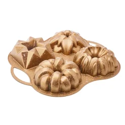 Karaca Kuchenform-Cake Pro 4-teilige guss-Kuchenform Gold